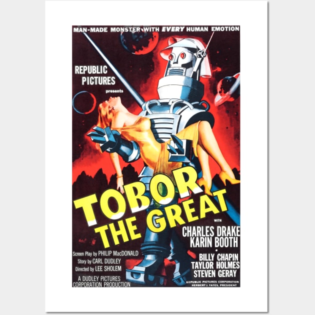 Tobor The Great (1954) Wall Art by Scum & Villainy